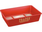 Traper Kuweta mała z siatką – czerwona 33 x 22 cm