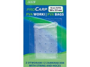 JAXON WOREK PVA ZE SZNURKIEM I OTWORAMI 100x125mm