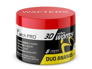MP 3D WORMS WAFTERS DUO 8mm 20g PINEAPPLE