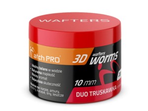 MP 3D WORMS WAFTERS DUO 10mm 20g STRAWBERRY