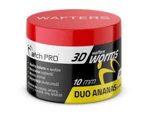 MP 3D WORMS WAFTERS DUO 10mm 20g PINEAPPLE