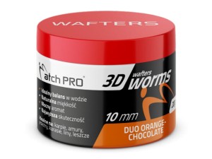 MP 3D WORMS WAFTERS DUO 10mm 20g ORANGE-CHOCOLATE