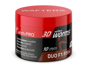 MP 3D WORMS WAFTERS DUO 10mm 20g F1 FISH
