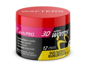 MP 3D WORMS WAFTERS DUO 12mm 20g SWEETCORN