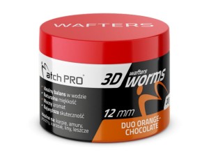 MP 3D WORMS WAFTERS DUO 12mm 20g ORANGE-CHOCOLATE