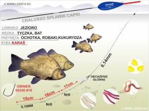 CRALUSSO ZESTAW 337 - SPŁAWIK CAPRI - KARAŚ 0,5G