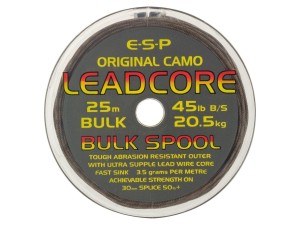 E-S-P LINKA PRZYPONOWA LEADCORE CAMOU 25m 45 lb