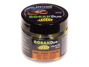 JAXON ROBAK DUO 25g 8mm BANAN/WANILIA/CZEKOLADA