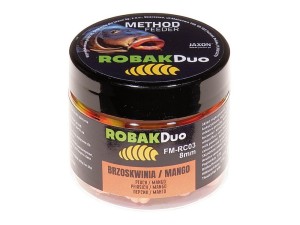 JAXON ROBAK DUO 25g 8mm BRZOSKWINIA/MANGO