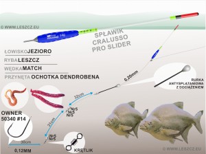 CRALUSSO ZESTAW  292 - SPŁAWIK PRO SLIDER 16,0G
