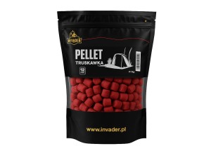 Invader Pellet 1kg - 12 mm truskawka