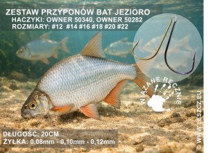Zestaw przyponów 373 - Jezioro Bat 104szt