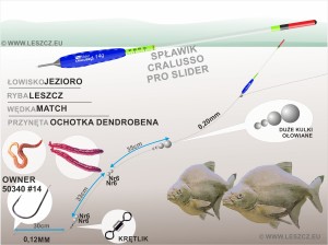 CRALUSSO ZESTAW 291 - SPŁAWIK PRO SLIDER 12.0G