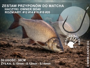 Zestaw przyponów 384 Odległościówka 65szt