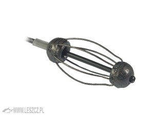 KOSZYCZEK ŻEBROWANY NA RURCE 70mm 21cm